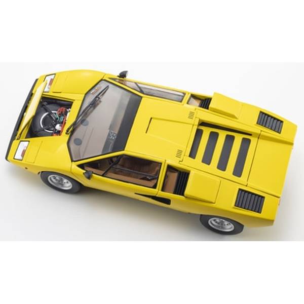 京商 1/18 ランボルギーニ カウンタック LP400 イエロー 完成品