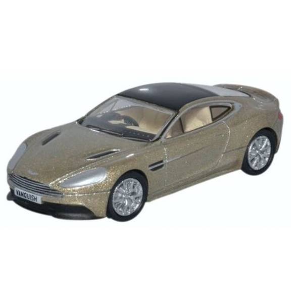 オックスフォード 1/76 アストンマーチン バンキッシュ クーペ サルーン ブロンズ 完成品ミニカー OX76AMV002【在庫品】