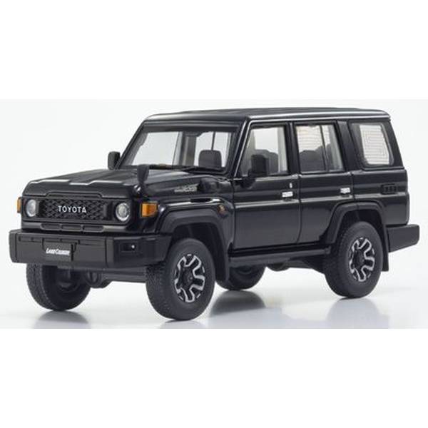【9月予約】京商 1/43 トヨタ ランドクルーザー 70 アティチュードブラックマイカ 完成品ミニカー KS03928BK