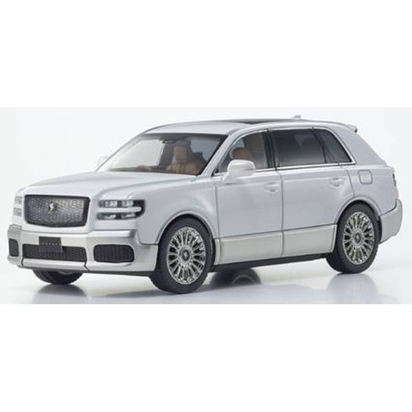 【6月予約】京商 1/43 トヨタ センチュリー 白鶴：はっかく ホワイト/シルバー 内装：ミッドブラウン 完成品ミニカー KS03926WS