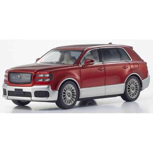 【6月予約】京商 1/43 トヨタ センチュリー 紅蓮：ぐれん レッド/シルバー 内装：フロマージュ 完成品ミニカー KS03926RS