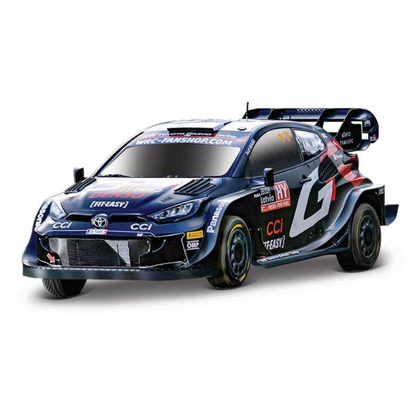 【7月予約】ブラーゴ 1/43 トヨタ GRヤリス ラリー1 No.17 2024 WRC S.オジェ クリアケース付 完成品ミニカー BUR38323