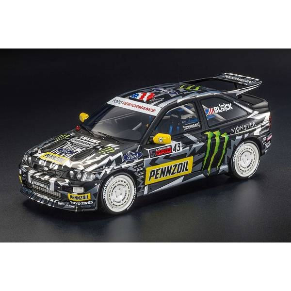 【8月予約】トップマルケス 1/43 フォード エスコート RS コスワース No.43 ブラック 完成品ミニカー TOP43031C