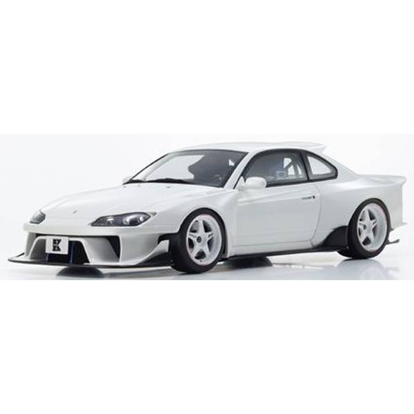 【4月予約】京商 サムライ 1/18 ニッサン シルビア S15 Khyzyl Saleem ホワイト 完成品ミニカー KSR18066W