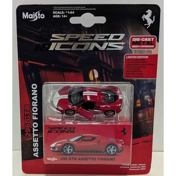 マイスト　フェラーリ マイスト フェラーリ 296 GTB アセット フィオラノ 赤 - メルカリ