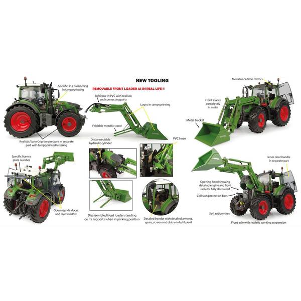 1月予約】ユニバーサルホビーズ 1/32 フェント 515 Vario フロント