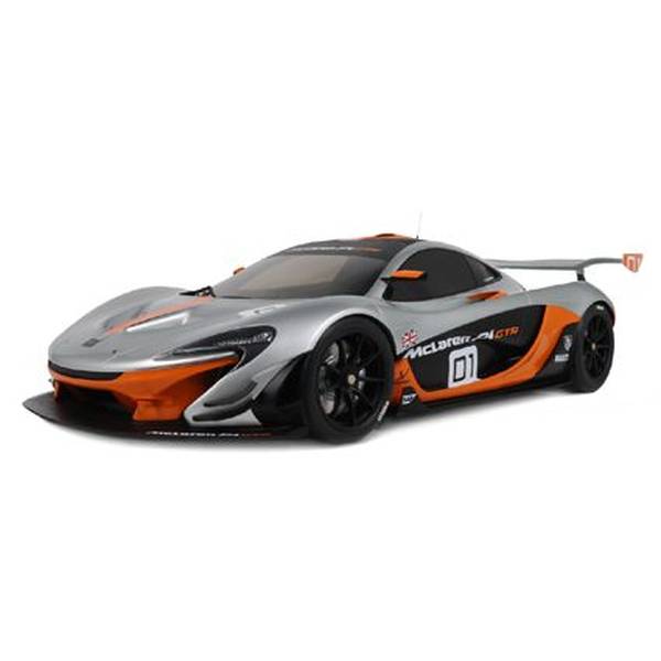 【8月予約】GTスピリット 1/8 マクラーレン P1 GTR ペブルビーチ 2014 グレー ケース&ベース付 完成品ミニカー GTS800902