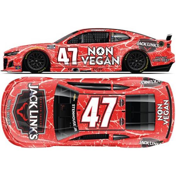 【7月予約】ライオネルレーシング 1/64 シボレー カマロ No.47 JACK LINK'S NON VEGAN 2025 NASCAR タラデガSW R.ステンハウス Jr. 完成品ミニカー LR341349