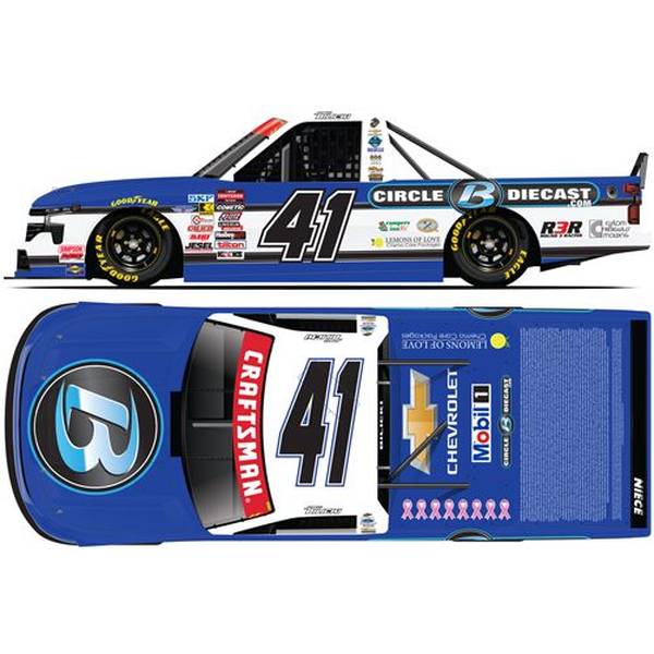 【7月予約】ライオネルレーシング 1/64 シボレー シルバラード No.41 CIRCLE B DIECAST 2025 NASCAR シャーロット J.ビリッキー 完成品ミニカー LR339902