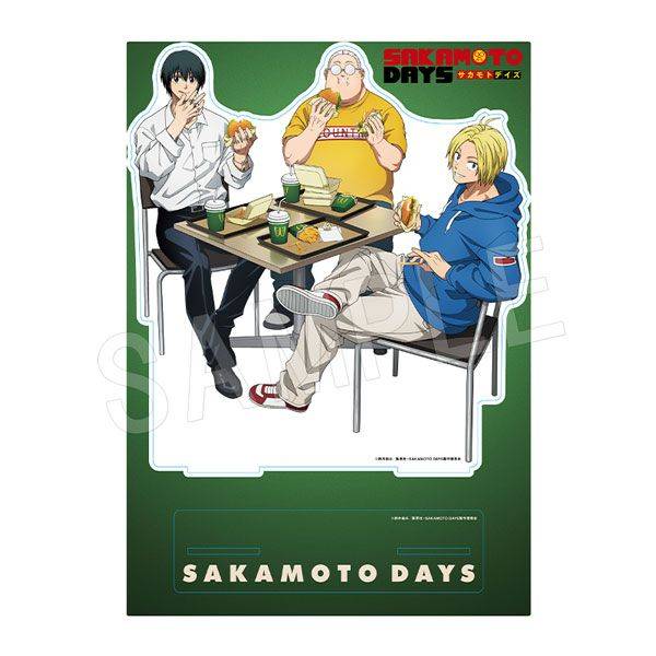 SAKAMOTO DAYS トレーディングマット缶バッジ ハンバーガーver