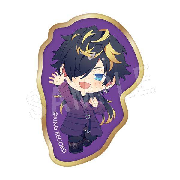 ヒプノシスマイク メタルピンズ 毒島 メイソン 理鶯