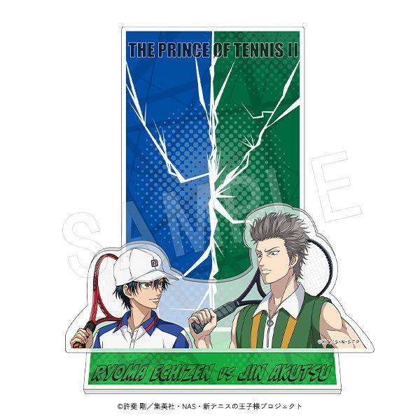 【5月予約】新テニスの王子様 ポラショットコレクションスタンド 『VS』ver. 越前リョーマ VS 亜久津 仁 キャラグッズ 4549502189463