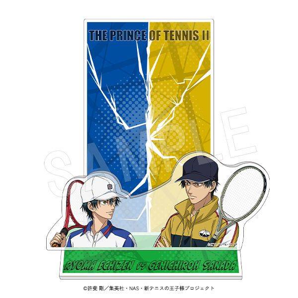 【5月予約】新テニスの王子様 ポラショットコレクションスタンド 『VS』ver. 越前リョーマ VS 真田弦一郎 キャラグッズ 4549502189494
