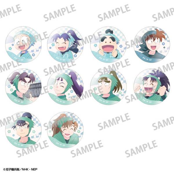 【7月予約】忍たま乱太郎 トレーディング缶バッジ／カミアニTOUCH（再販） 10個入BOX キャラグッズ 4550432210110