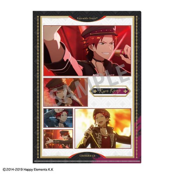 【6月予約】あんさんぶるスターズ！！ 『クロスロード』 A4シングルクリアファイル 鬼龍 紅郎／デッドマンズ キャラグッズ 4550432234079