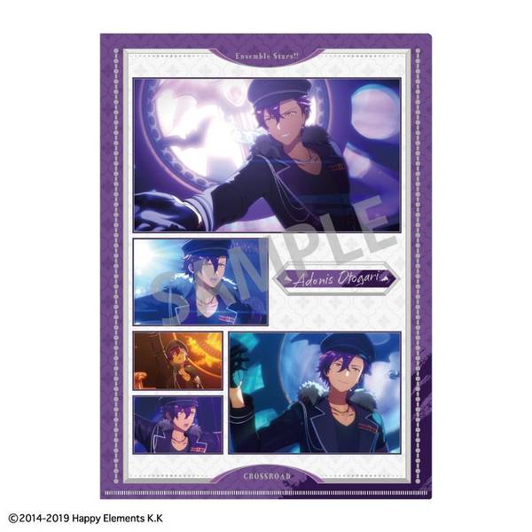 【6月予約】あんさんぶるスターズ！！ 『クロスロード』 A4シングルクリアファイル 乙狩 アドニス／UNDEAD キャラグッズ 4550432234116
