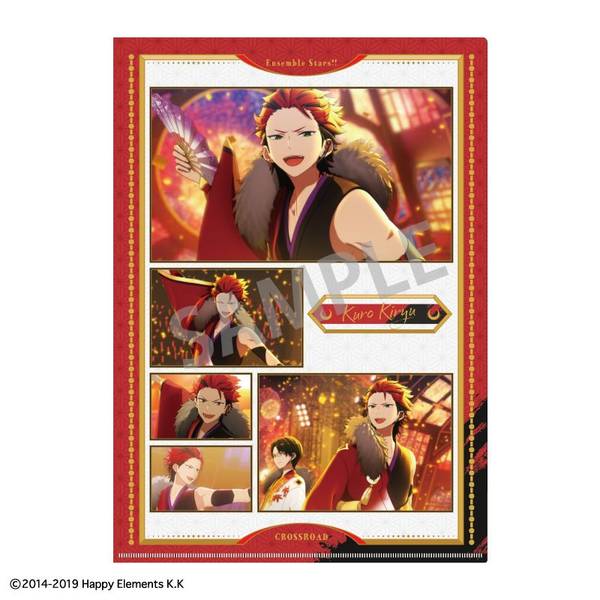 【6月予約】あんさんぶるスターズ！！ 『クロスロード』 A4シングルクリアファイル 鬼龍 紅郎／紅月 キャラグッズ 4550432234130