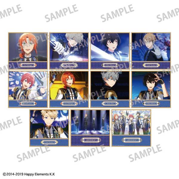 【6月予約】あんさんぶるスターズ！！ 『チェックメイト』 トレーディングミニ色紙 11個入BOX キャラグッズ 4550432235045