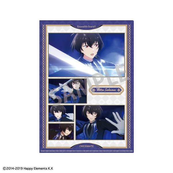 【6月予約】あんさんぶるスターズ！！ 『チェックメイト』 A4シングルクリアファイル 朔間 凛月/チェックメイト キャラグッズ 4550432239722