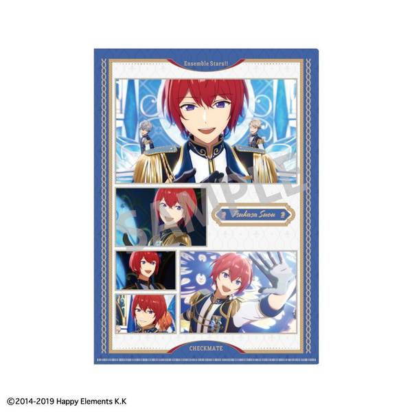 【6月予約】あんさんぶるスターズ！！ 『チェックメイト』 A4シングルクリアファイル 朱桜 司／Knights キャラグッズ 4550432239746