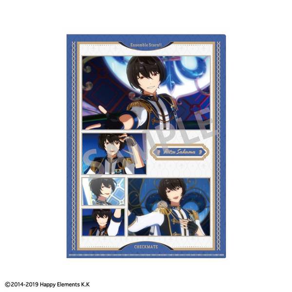 【6月予約】あんさんぶるスターズ！！ 『チェックメイト』 A4シングルクリアファイル 朔間 凛月／Knights キャラグッズ 4550432239777