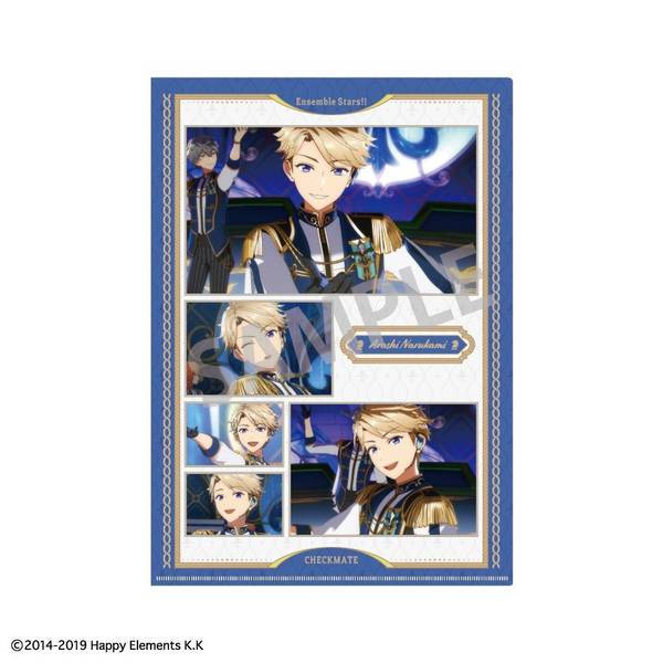 【6月予約】あんさんぶるスターズ！！ 『チェックメイト』 A4シングルクリアファイル 鳴上 嵐／Knights キャラグッズ 4550432239784