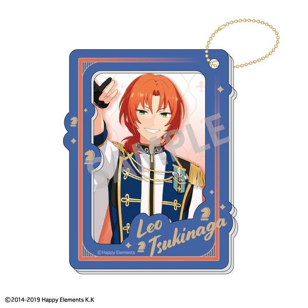 【6月予約】あんさんぶるスターズ！！ 『チェックメイト』 アクリルキーホルダー2.5 月永 レオ／Knights キャラグッズ 4550432239944