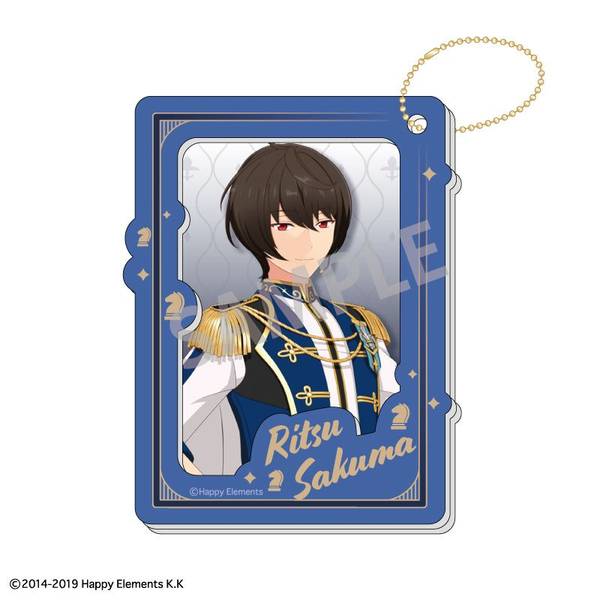 【6月予約】あんさんぶるスターズ！！ 『チェックメイト』 アクリルキーホルダー2.5 朔間 凛月／Knights キャラグッズ 4550432239968