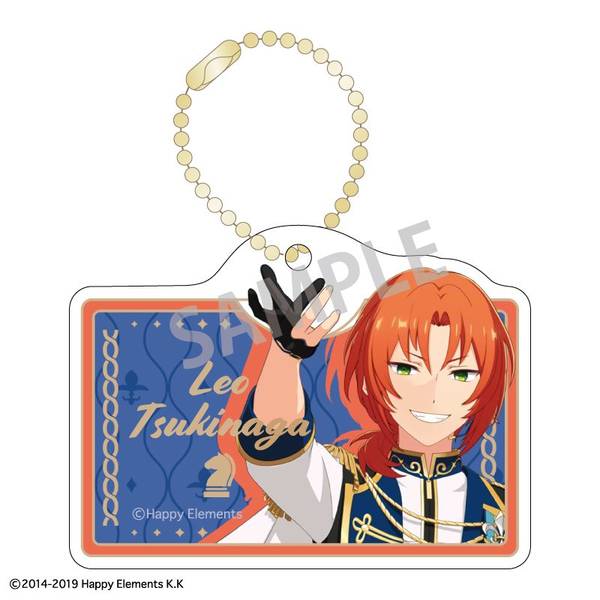 【6月予約】あんさんぶるスターズ！！ 『チェックメイト』 クリップキーホルダー 月永 レオ／Knights キャラグッズ 4550432240216
