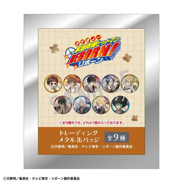 家庭教師ヒットマンREBORN! トレーディングメタル缶バッジ 英国