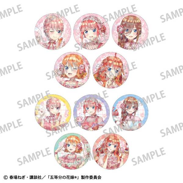 【11月予約】五等分の花嫁＊ トレーディングホログラム缶バッジ 桜アフタヌーンティー 10個入BOX キャラグッズ 4550432262263