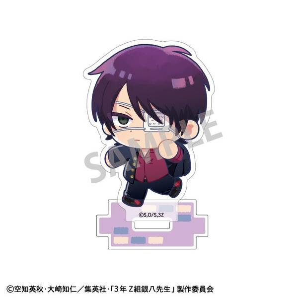 3年Z組銀八先生 ミニアクリルスタンド 桂小太郎／登校風景描き起こし