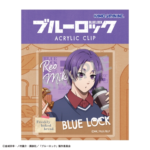 ブルーロック アクリルクリップ 御影 玲王／焼きたてパンとテイクアウトドリンク