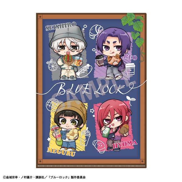 ブルーロック A4シングルクリアファイル B／焼きたてパンとテイクアウトドリンク 描き起こし