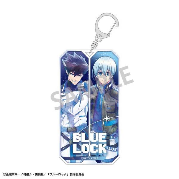 【11月予約】ブルーロック スリムキーホルダー(ペア) 烏 旅人・氷織 羊／サイバーパンクリバイバル カミアニTOUCH キャラグッズ 4550432293243