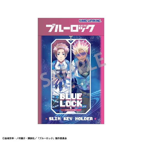 ブルーロック スリムキーホルダー(ペア) 糸師 冴・士道 龍聖／サイバー