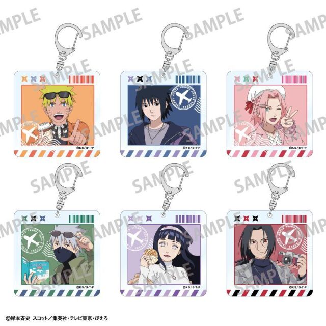 【2月予約】NARUTO-ナルト- 疾風伝 トレーディングアクリルキーホルダー／ぶらっと旅の巻！ 6個入BOX キャラグッズ 4550432296046