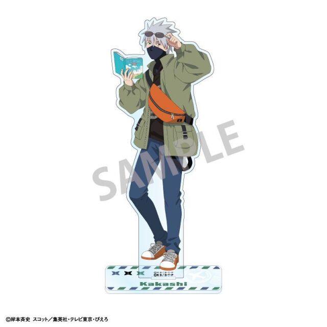 【2月予約】NARUTO-ナルト- 疾風伝 アクリルスタンド はたけカカシ／ぶらっと旅の巻！ キャラグッズ 4550432296084