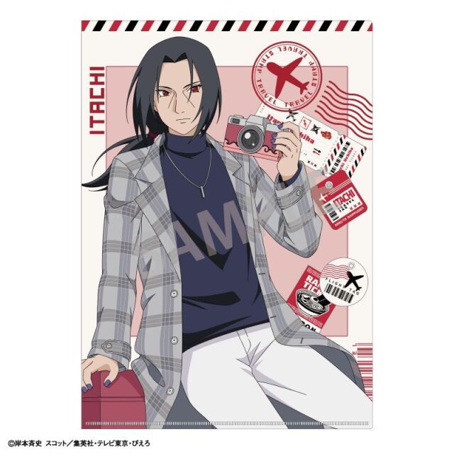 【2月予約】NARUTO-ナルト- 疾風伝 A4シングルクリアファイル うちはイタチ／ぶらっと旅の巻！ キャラグッズ 4550432296169
