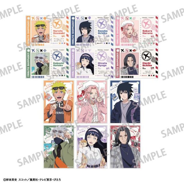 【2月予約】NARUTO-ナルト- 疾風伝 トレーディングアクリルプレート／ぶらっと旅の巻！ 12個入BOX キャラグッズ 4550432296176