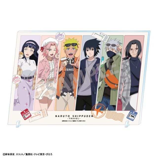 NARUTO-ナルト- 疾風伝 A4アクリルパネル／ぶらっと旅の巻