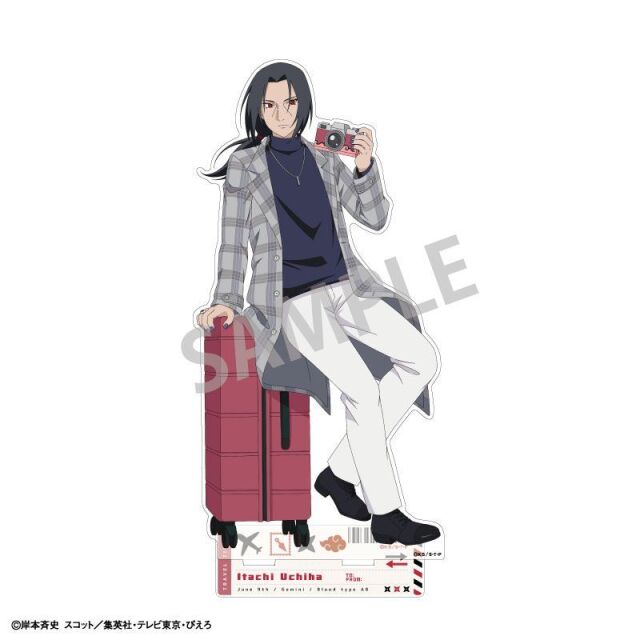 【2月予約】NARUTO-ナルト- 疾風伝 ビッグアクリルスタンド うちはイタチ／ぶらっと旅の巻！ キャラグッズ 4550432296244