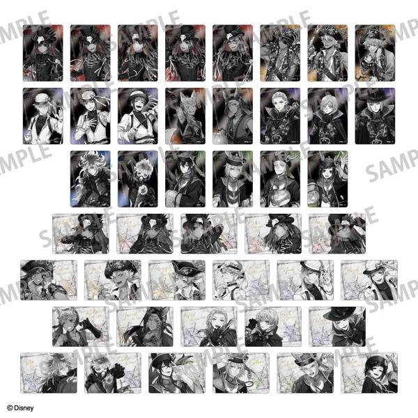 【10月予約】『ディズニー ツイステッドワンダーランド』 Picharm／スケアリー・ドレスver.(モノクローム) 22個入BOX キャラグッズ 4550432297098