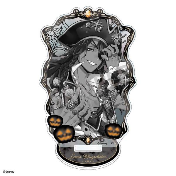 【10月予約】『ディズニー ツイステッドワンダーランド』 オーロラアクリルスタンド レオナ・キングスカラー／スケアリー・ドレスver.(モノクローム) キャラグッズ 4550432298316