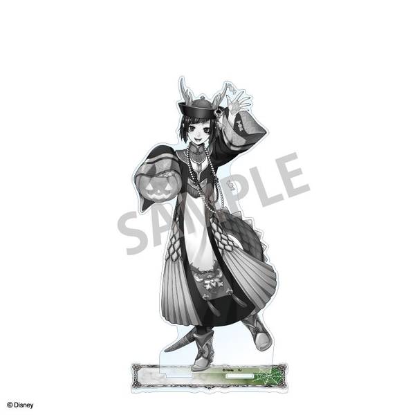 【10月予約】『ディズニー ツイステッドワンダーランド』 ビッグアクリルスタンド リリア・ヴァンルージュ／スケアリー・ドレスver.(モノクローム) キャラグッズ 4550432298699