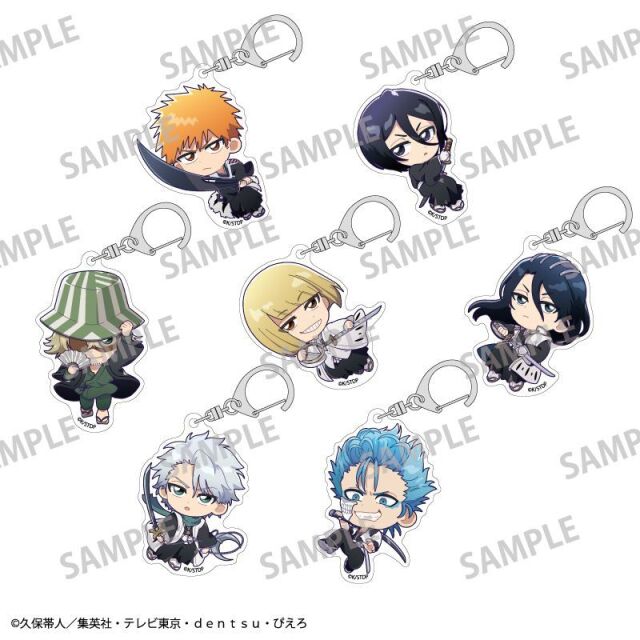 【2月予約】TVアニメ『BLEACH 千年血戦篇』 トレーディングアクリルキーホルダー／おっこち 7個入BOX キャラグッズ 4550432301610