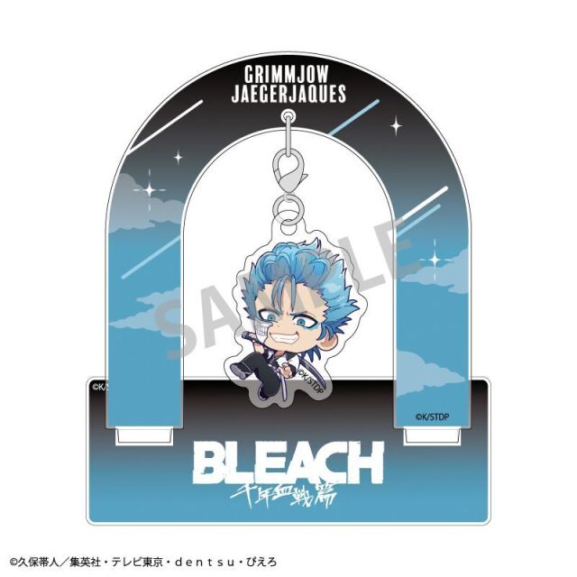【2月予約】TVアニメ『BLEACH 千年血戦篇』 ぶら下がりアクリルスタンド グリムジョー・ジャガージャック／おっこち キャラグッズ 4550432301696