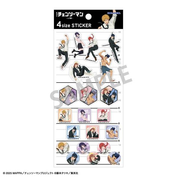 【4月予約】劇場版『チェンソーマン レゼ篇』 4sizeステッカー A キャラグッズ 4550432315525