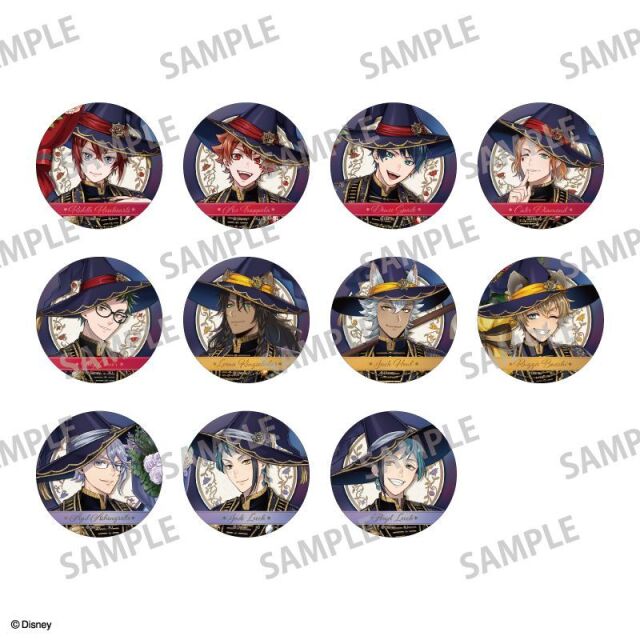 【3月予約】『ディズニー ツイステッドワンダーランド』 トレーディングオーロラメタル缶バッジ vol.1／ブルームバースデーver. 11個入BOX キャラグッズ 4550432315945