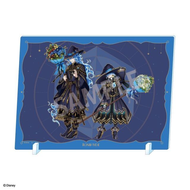 【3月予約】『ディズニー ツイステッドワンダーランド』 集合アクリルパネル イグニハイド／ブルームバースデーver. キャラグッズ 4550432316461